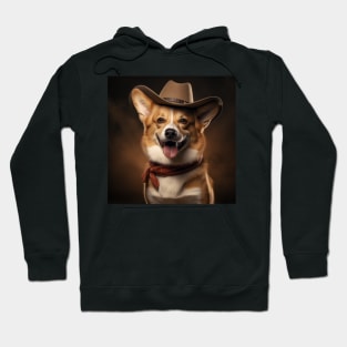 Cowboy Dog - Pembroke Welsh Corgi Hoodie